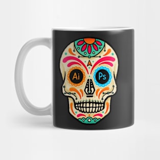 Day of the Dead Sugar Skull Mug